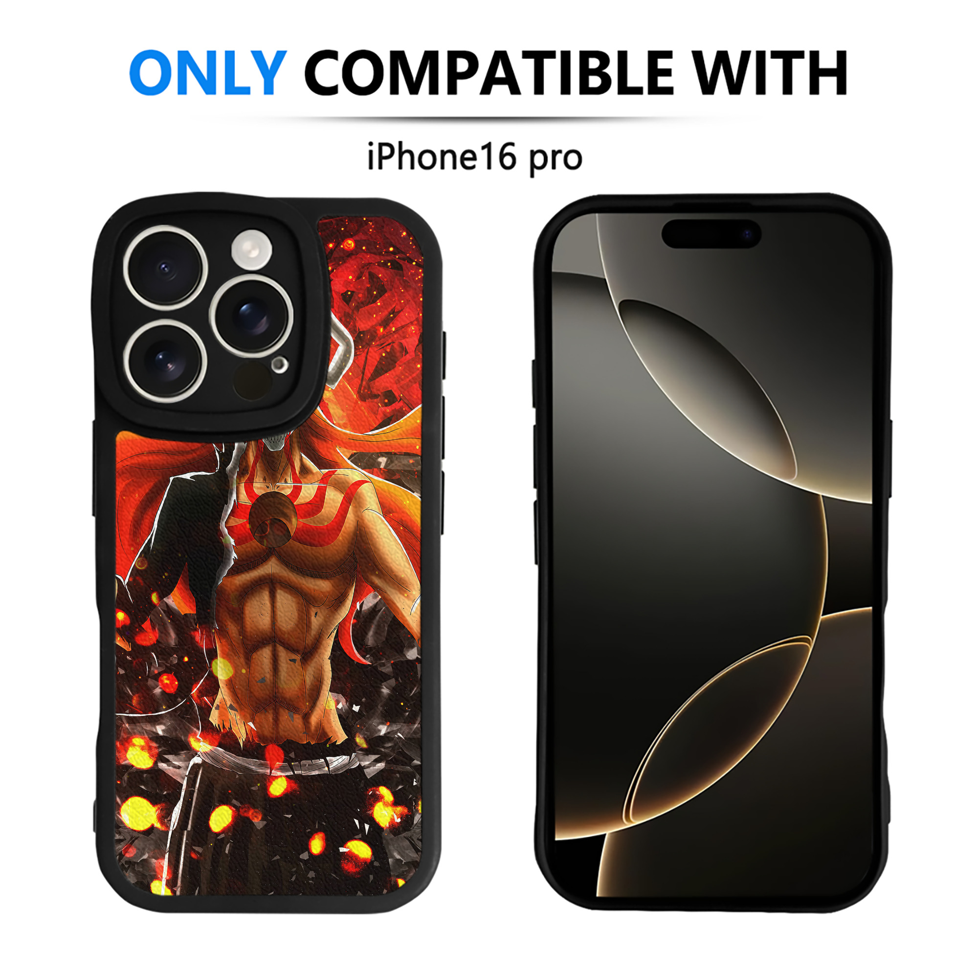 （画像用） ブリーチ BLEACH 【iPhone 16シリーズ対応】シリコンスマホケース（レザー調） 材質：シリコン